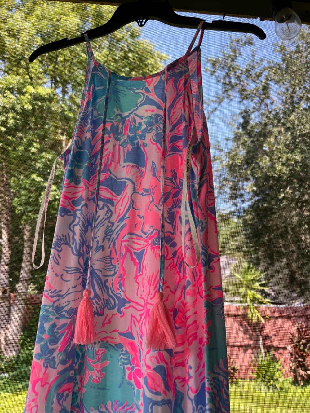 Lilly Pulitzer Margot Maxi Dress blue and pink size XS - Picture 3 of 11